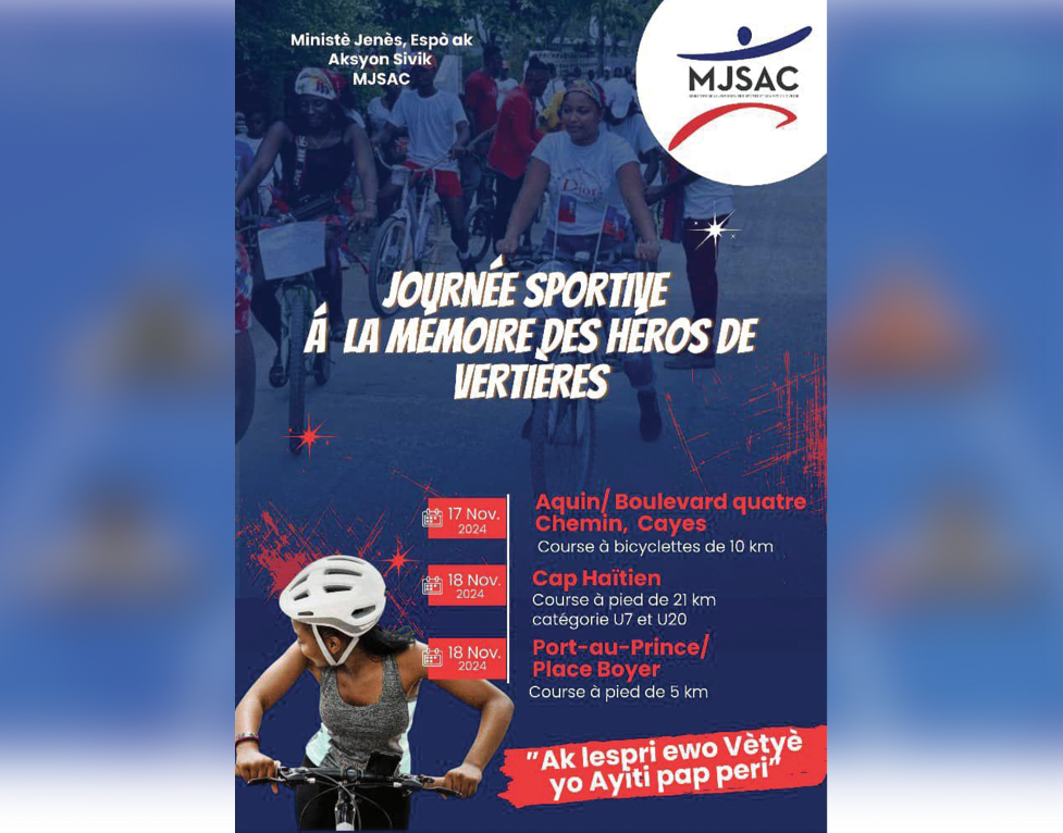 Le MJSAC organise une Journée sportive en mémoire des héros de Vertières !